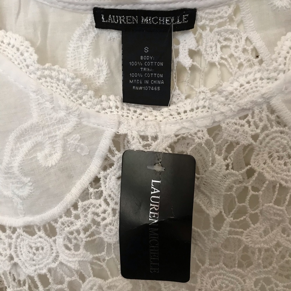 White lace top